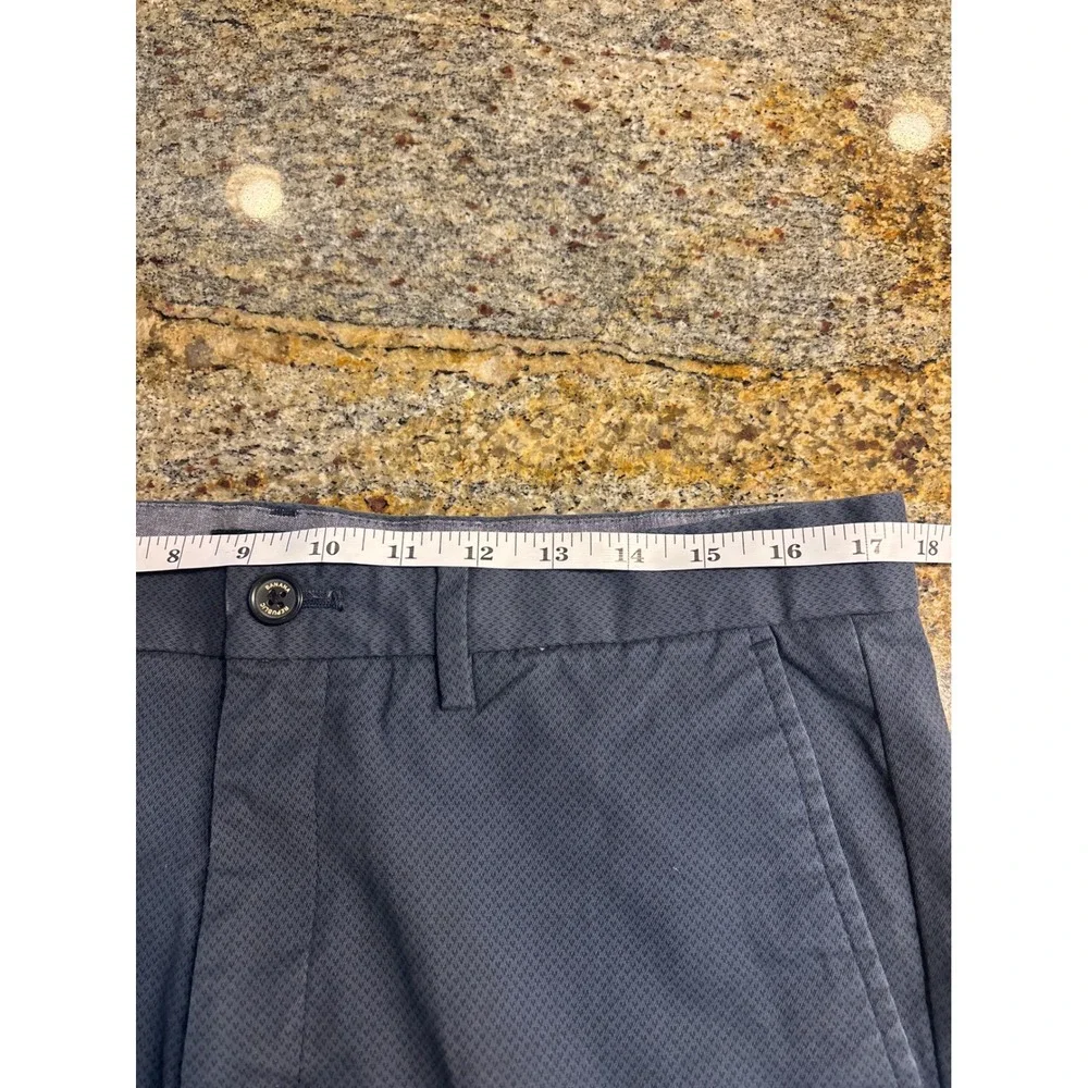 Banana Republic Fulton Skinny Chino Pants Mens 34x30 Grey Textured‎ Stretch Work